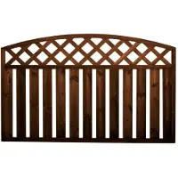 Tammiston Puu Lehtoharju, kaareva 1800 x 980/1130 mm aitaelementti