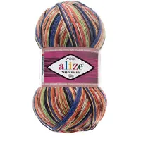 Alize Superwash kirjava 100g sukkalanka