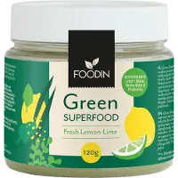 Foodin Green Superfood Fresh Lemon-Lime 120 g viherjauhe