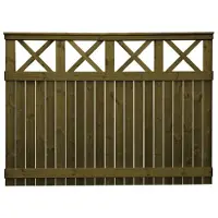 Tammiston Puu Raja 1600 x 2200 mm aitaelementti