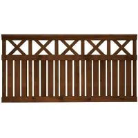 Tammiston Puu Tuhti 1800x990 mm hienosahattu aitaelementti