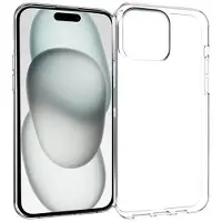 Insmat Crystal Cover, iPhone 15 Plus -suojakuori, Läpinäkyvä
