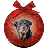 Plenty Gifts Plenty Huurre Rotweiler joulupallo