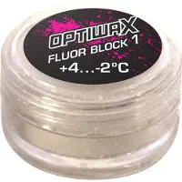 Optiwax Fluor Block 1 +4...-2°C 15 g fluoripuriste