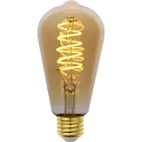 LED energie ST64/E27 4W 230lm himmennettävä amber antiikkilamppu