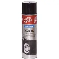 Maston Auto Acryl 500 ml kiiltävä musta spraymaali