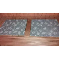 Alajärven Kotitekstiili Lehdykät musta 43x50 cm pefletti