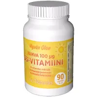 Via Naturale Hyvän Olon Vahva D3-vitamiini 90 kaps. ravintolisä