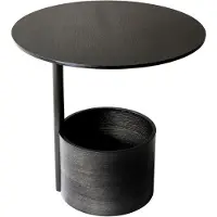 Maze Parasol S -sohvapöytä Ø 50 cm Dark stained oak
