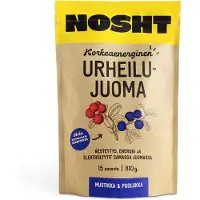 NOSHT Korkeaenerginen Urheilujuoma Mustikka Puolukka