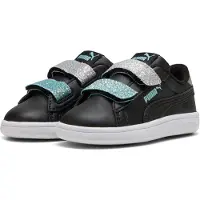 Puma Smash 3.0 Glitter Velcro V Infant Lenkkarit, Musta, 25