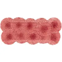 Bordallo Pinheiro - Maria Flor Tarjoiluastia daalia 47x20 cm Vaaleanpunainen