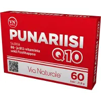 Kärkkäinen Punariisi Q10+B6+B12+foolihappo 60 tabl ravintolisä