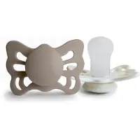 Kärkkäinen FRIGG Butterfly Portobello/Cream anatominen silikoni tutti 2 kpl