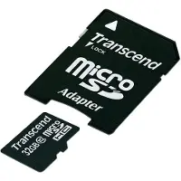 Transcend TS32GUSDHC4, 32 GB, MicroSDHC, Luokka 4, 4 MB/s, Musta (TS32GUSDC4)
