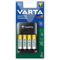 Varta Quattro microUSB -paristolaturi & 4XAA-paristo