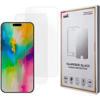 Saii iPhone 16 Pro 3D Premium Karkaistu Panssarilasi - 9H - 2 Kpl.
