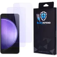BlueDefend Samsung Galaxy S23 FE Anti-Blue Light karkaistu lasi näytönsuoja - 2 kpl.