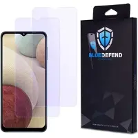 BlueDefend Samsung Galaxy A12 Anti-Blue Light karkaistu lasi näytönsuoja - 2 kpl.
