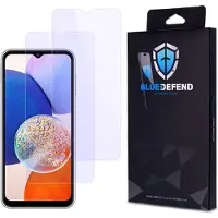 BlueDefend Samsung Galaxy A14/A14 5G Anti-Blue Light karkaistu lasi näytönsuoja - 2 kpl.