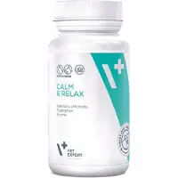 Vet Expert Calm&amp;Relax - valmistetta stressin oireisiin koirille ja kissoille - 30 kapselia.