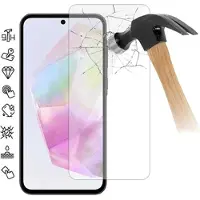 Mtp Products Samsung Galaxy A36/A56 Temperoitu Panssarilasi - 9H - Case Friendly - Läpinäkyvä
