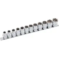 Condor werkzeug Kuusiohylsysarja C27100; 1/2''; 10-22 mm; 12 kpl.