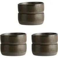 Aida RAW-kulho, 6 kpl, Metallic Brown