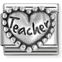 Nomination Composable Classic teacher dotted heart 330101/89