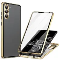 Mtp Products Samsung Galaxy S24+ Magneettikotelo Panssarilasi - 9H sella - Kulta