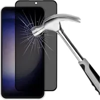 Mtp Products Samsung Galaxy S23 FE Yksityisyyttä Suojaava Täysin Peittävä Panssarilasi - 9H - Musta Reuna