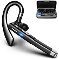 Mtp Products YYK-520 2. Langaton Bluetooth 5.0 Single Ear Headset Car Earhook Business kuulokkeet latauskotelolla varustettuna