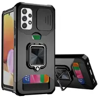 Mtp Products Monitoiminen 4-1:ssä Samsung Galaxy A32 (4G) Hybridikotelo - Musta