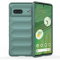 Spigen Rugged Sarja Google Pixel 7 TPU Suojakuori - Vihreä