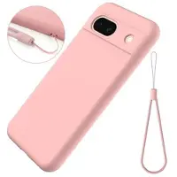Mtp Products Google Pixel 8a Nestemäinen Silikoni Suojakuori - Pinkki