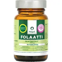 Nogel Folaatti Quatrefolic 400 μg 70 tabl. ravintolisä