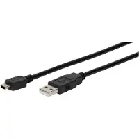 Vivanco CC U4 18 M USB cable USB 2.0 1.8 m USB A Mini-USB B Black (45224)