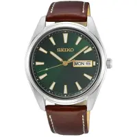 Seiko Miesten kello SUR449P1 Neo Classic Vihreä/Nahka Ø40.2 mm