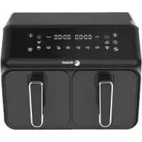 Fagor FG2X4L Musta 2200W 8L Ilmarapeuter