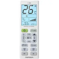 Mtp Products Universal ilmastointilaitteen kaukosäädin LCD-näytöllä