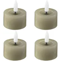 Edelweiss - LED Tuikku 4,5x2,5 cm 4 kpl Green Leaf