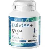 Raw Organic Puhdas+ Kalium 300mg, 60kaps