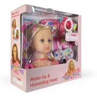 Happy Friend Hf Make Up & Hairstyling Head B/O Blond Hair - Multi/patterned - ONE SIZE