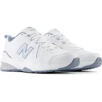 New Balance for woman. WX608V5 WX608V5 Slip Resistant Leather Sneakers white (41), Flat, Laces, Casual