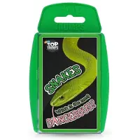 Winning Moves Snakes Top Trumps Card Game (English)