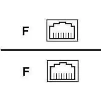 APC – Cable/RJ45F/F White CAT 5 (47136WH)