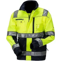 Priha 4024 Lk.2 sini/keltainen huomio työtakki