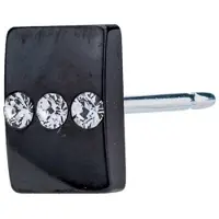 Blomdahl BT Triple Crystal 8 mm korvakorut