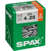 Spax TX 4x25 uppokanta yleisruuvi