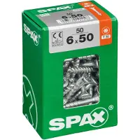 Spax TX 6x50 uppokanta yleisruuvi